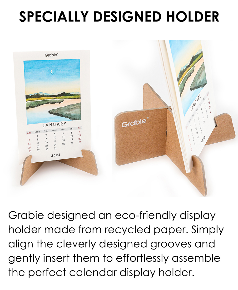 NEW 2025 Watercolor Calendar Grabie