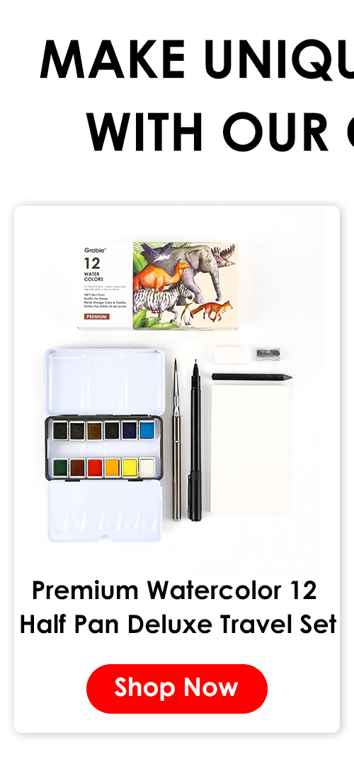 NEW 2024 Watercolor Calendar Grabie