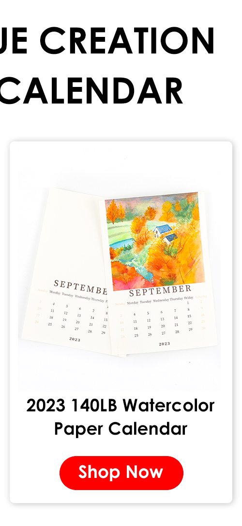 NEW 2024 Watercolor Calendar Grabie